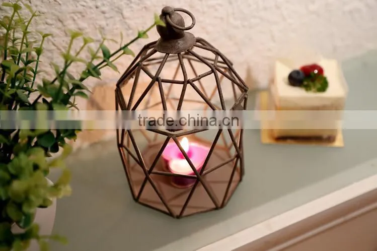 Candle cup iron ornaments