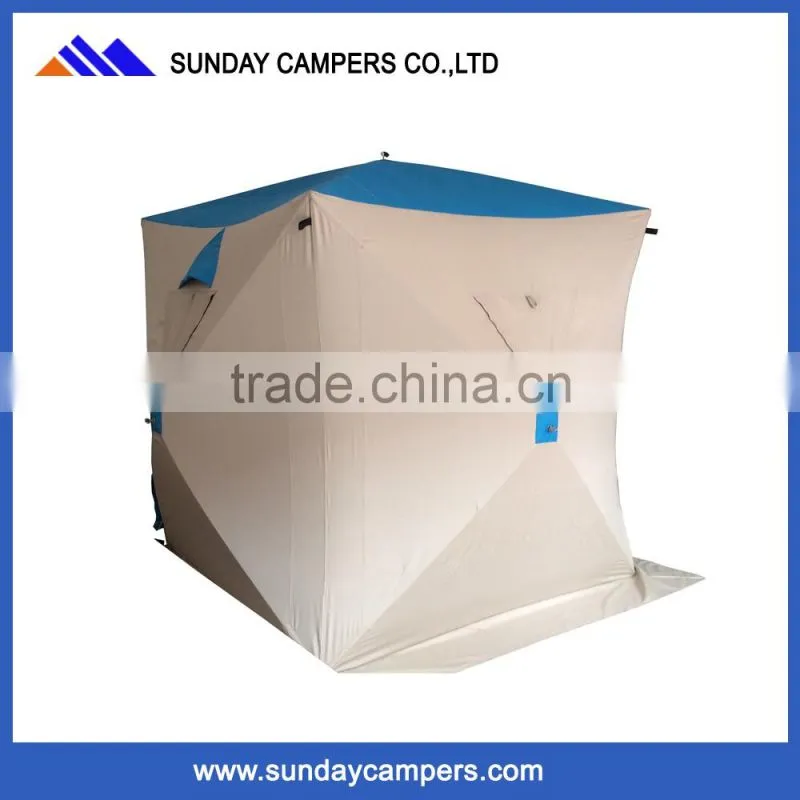 Hot selling popular color pop-up ice fishing tent package pop up for fishing