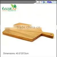 Teak Cutting Board - Rectangle Board With Hand Grip And Juice Canal (24 x 18 x 1.5 in.)