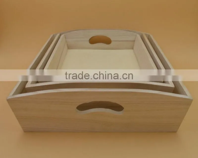 wooden serving tray