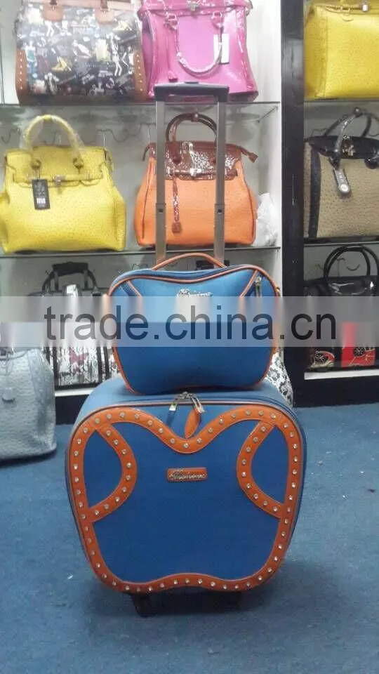 newest apple shape trolley bag /toilet bag