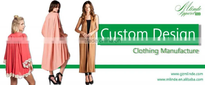 Women Nylon Spandex Stretch Blend Olive Lace Trim Open Cardigan 2017 New Arrival
