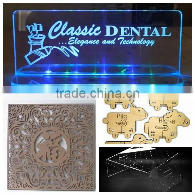 MC9060 Beautiful light laser cut wedding invitations cutting machine
