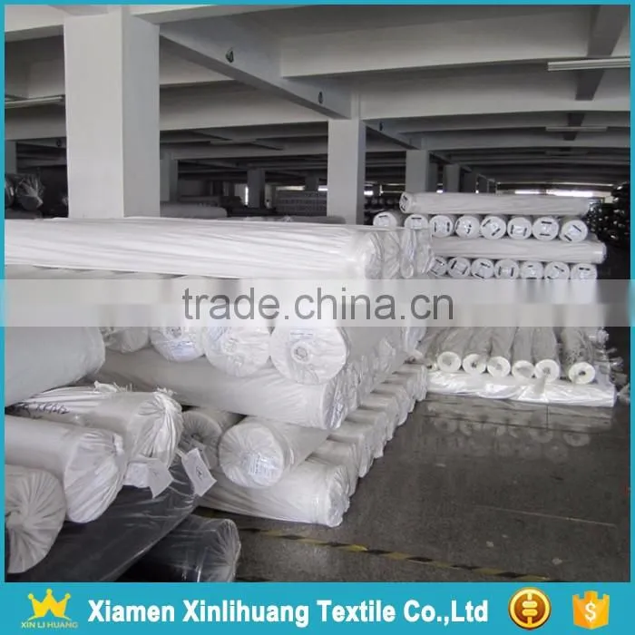 Manufacturer Wholesale White Plain 100 Poly Peach Skin Fabric