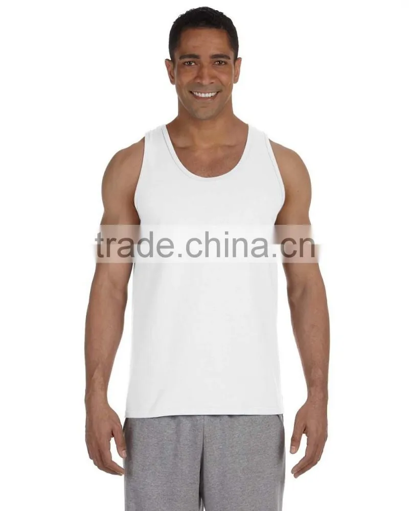 wholesale plain white sport fitness custom tank top