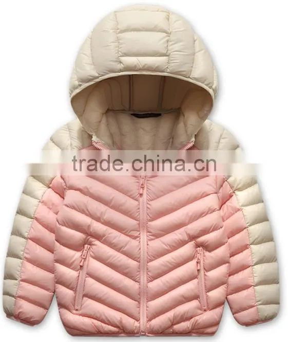 children and baby winter clothes/custom quality kids winter blank varsity duck or goose down feather jackets/kids snow jackets