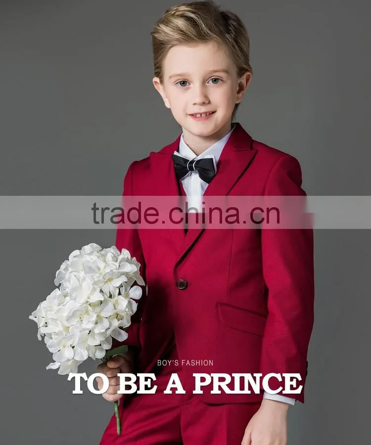 ELPA 2016 boys suit clothing baby Red boy tuxedo suits for wedding/Show