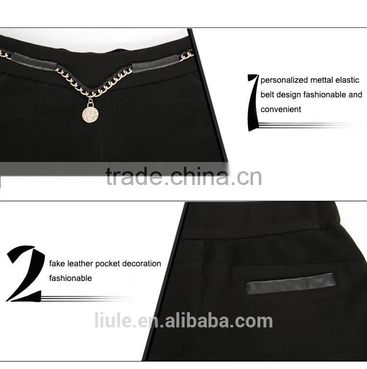 Fashionable cheap one piece tight short women compression pants