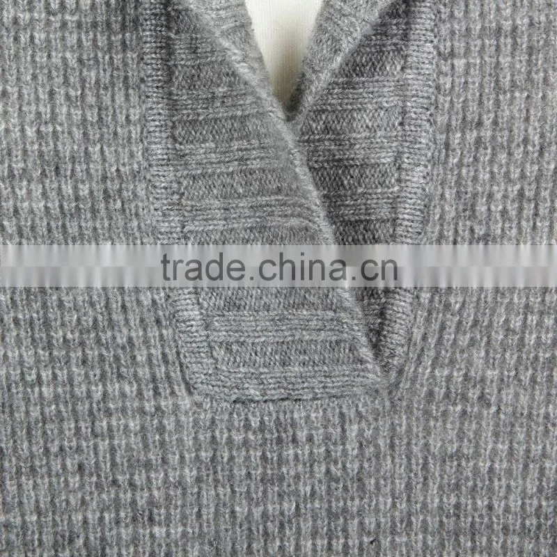 High Quality Comfortable Wearing Grey Colored Women Cashmere Jumper Lounger