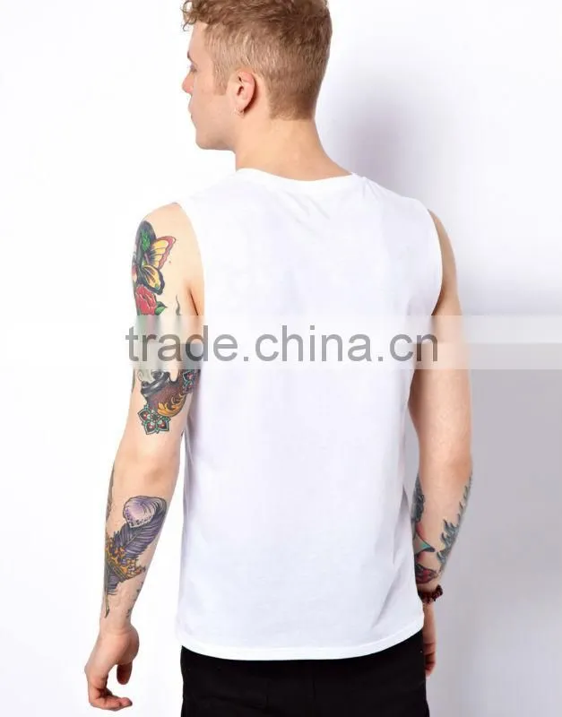 USA Print Sleeveless T-Shirt