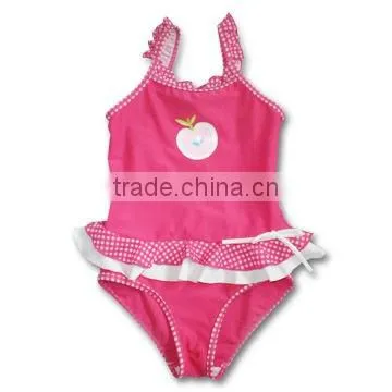 Kids Swimsuit Swimwear One Piece cut bow