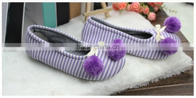 Hard sole indoor slippers