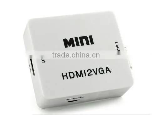 HDMI to Component Video mini hdmi to vga with audio converter