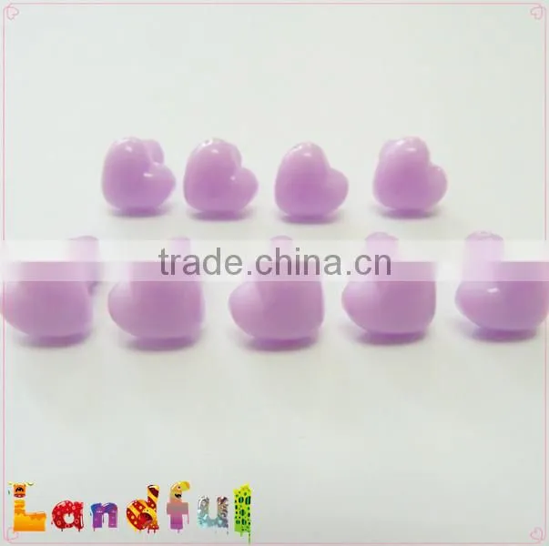 12mm Lavender Purple Plastic Heart Nose Amigurumi Nose Craft Animal Nose