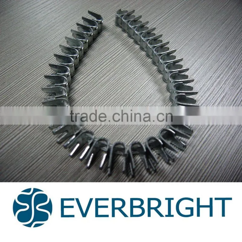 Low cost Strips Shape M66 Mattress Clips/ staples for bonnell spring