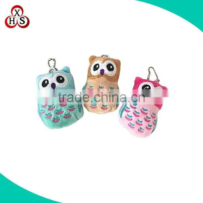 Factory price stuffed donut key chain plush donut keychain