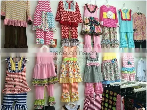 Spring Baby Outfits Girls Boutique Clothing Sets Valentine Kids Outfits