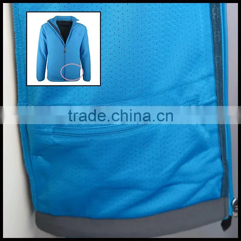 High Quality Breathable Outdoor Softshell fleece bounded Jacket