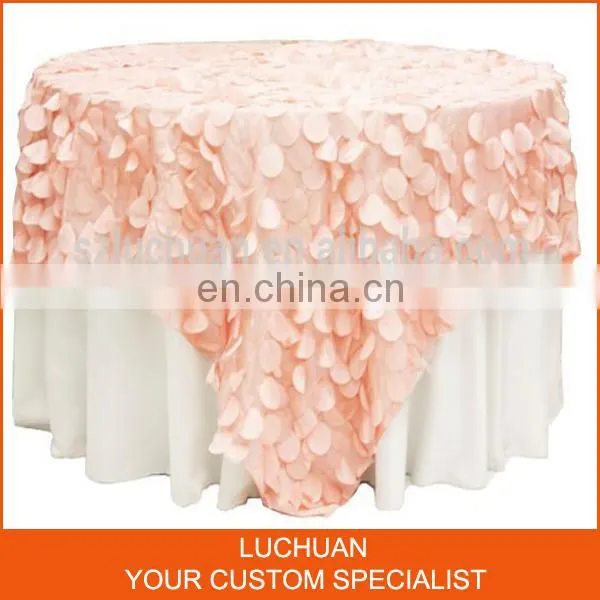 Handmade Style Banquet Wedding Table Overlay
