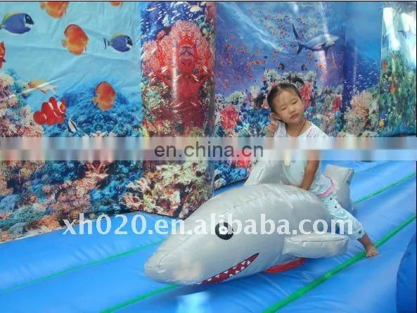 Endless fun and populare outdoor or indoor commercial grade vinyl tarpaulin giant inflatable amusement park FU025