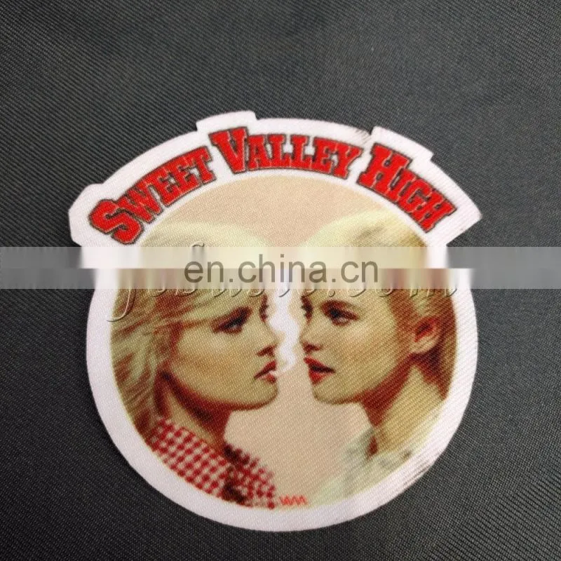 Embroidery Woven Sublimation Printing Marrow Border Patches Sew on or Iron on Badges Patches