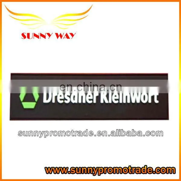 2015 high quality soft pvc trademark,new design trade mark for sale