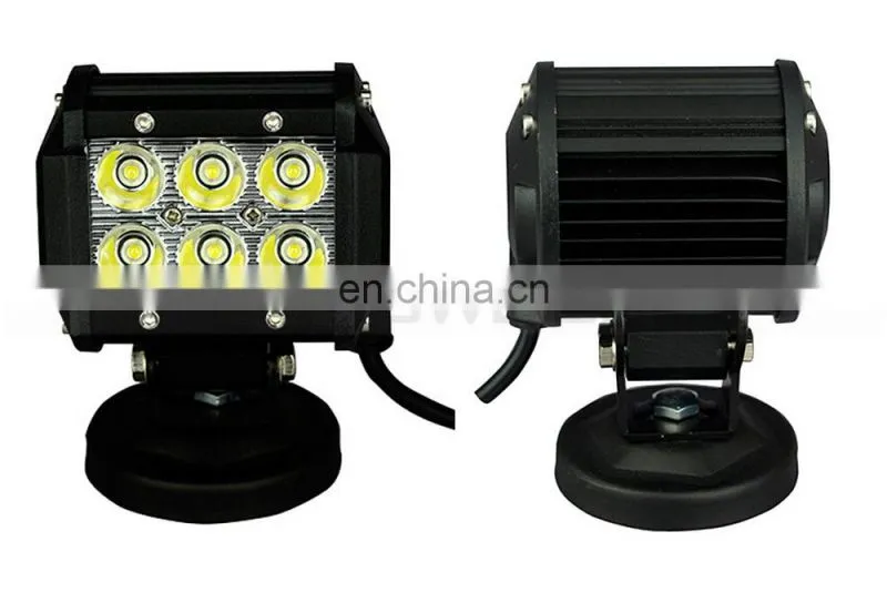 4 inch Truck Motorcycle Boat Tractor 18W LED Work Light Bar Flood Spot Light