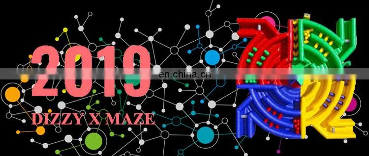 Popular inflatable Dizzy X maze, Inflatable labyrinth maze, inflatable laser maze arena game