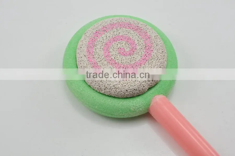 new produce for 2015 cute SWEET BONBON Foot Cleaner And Foot Brush Foot File