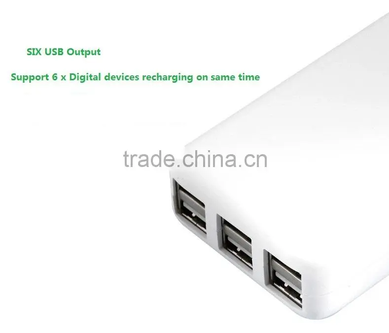 hot new products 30 watt 6 port usb desktop rapid charger