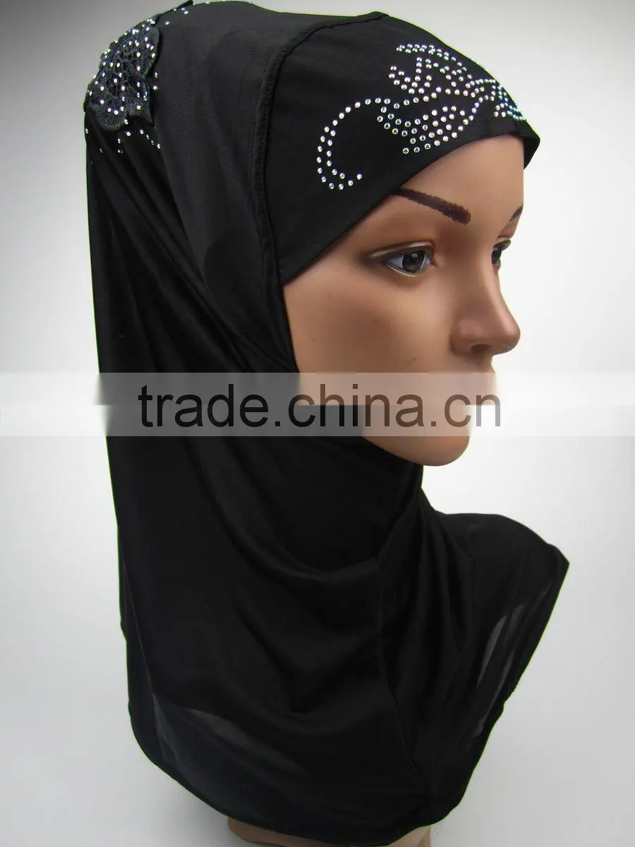 Fashion Applique HIJAB 12colors islamic Merly adult headscarf shawl