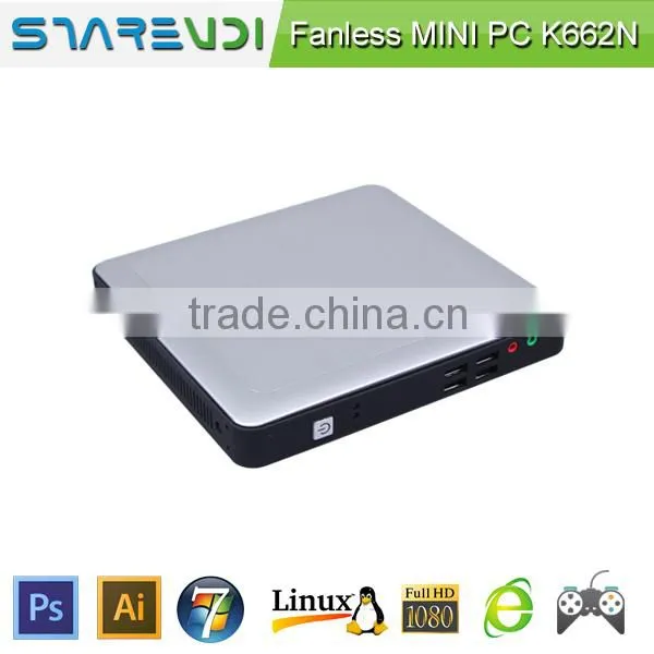 smart pc for educational quad core J1900 fanless cpu embedded with win7 os/2 USB 3.0