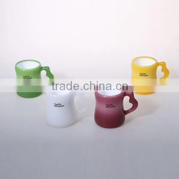 Creative New Design Jelly Color 8OZ Plastic Coffee Mug