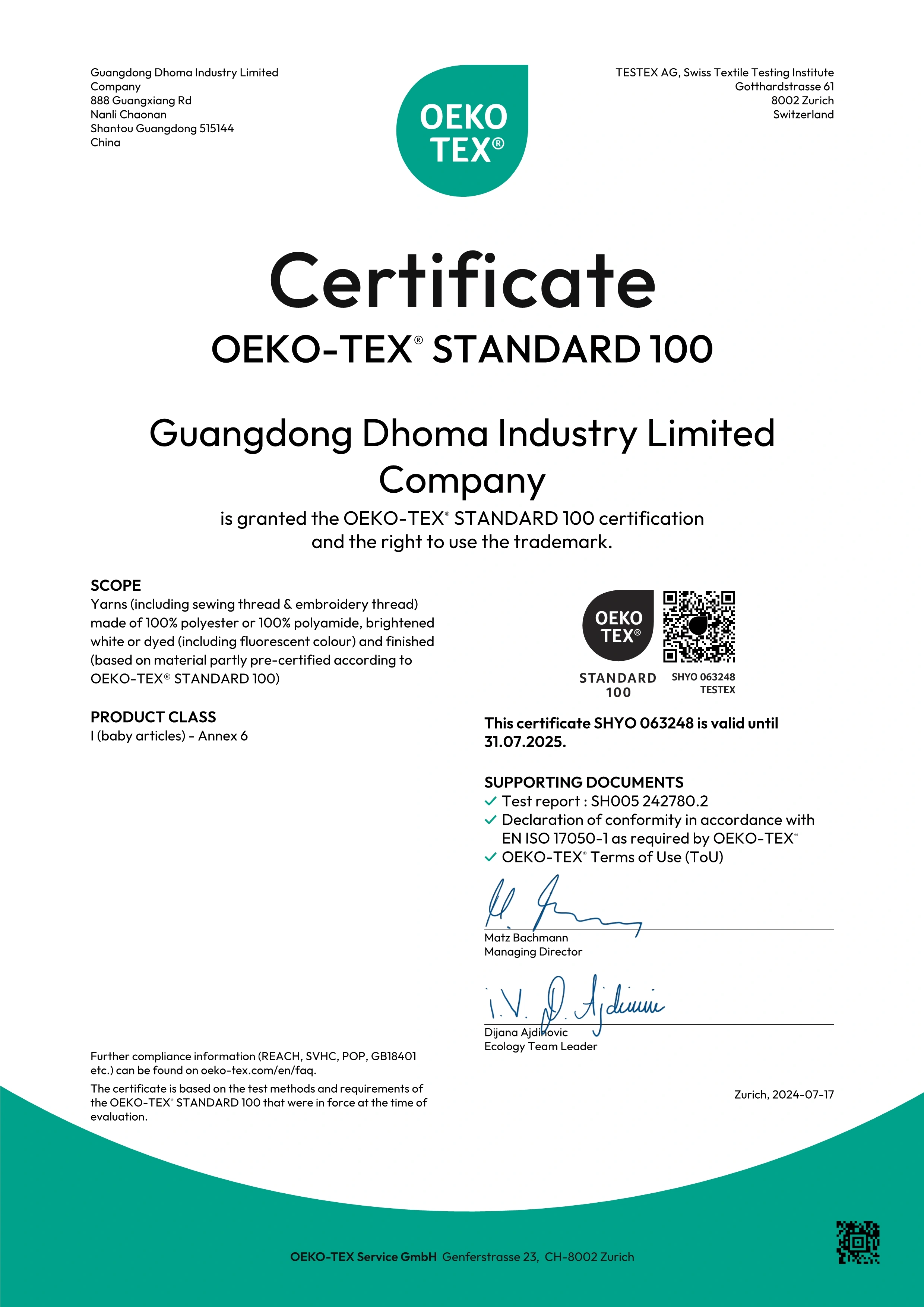 Oeko-Tex