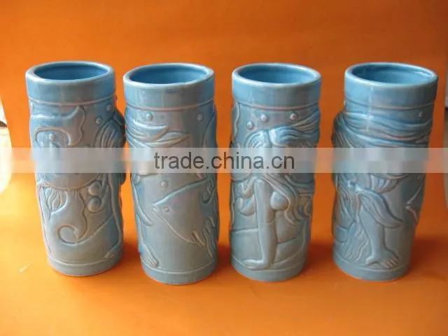 ceramic tiki mug ceramic mug ceramic mug factory