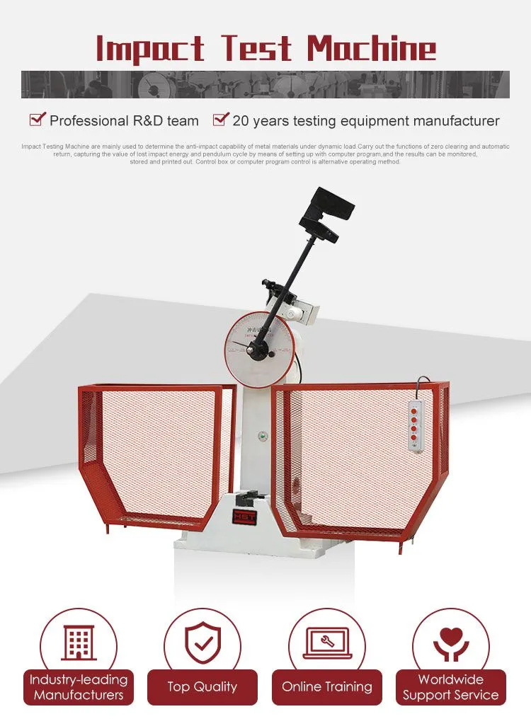 JB-500B 500J Charpy Impact Testing Procedure for Metal Impact Test/metal Impact test Equipment