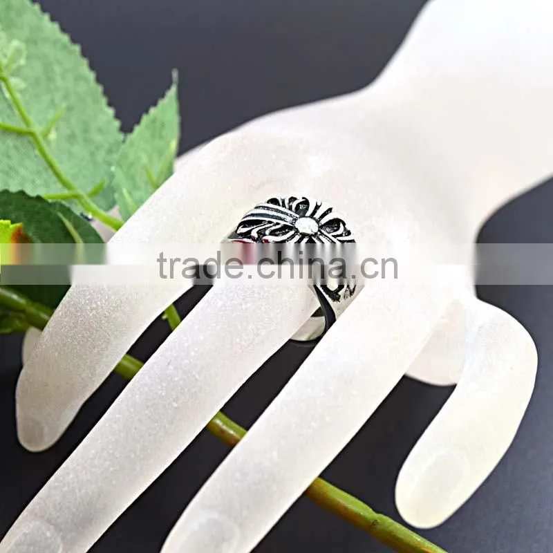 Custom new design rings silver jewelry men's silver finger rings
