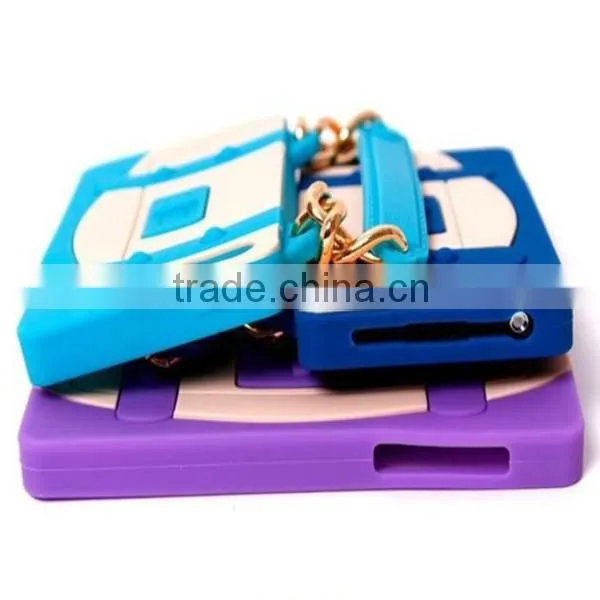 Lovely Silicone Handbag cases For IPhone5 5s ,China Factory cheap Silicone Handbag Cases