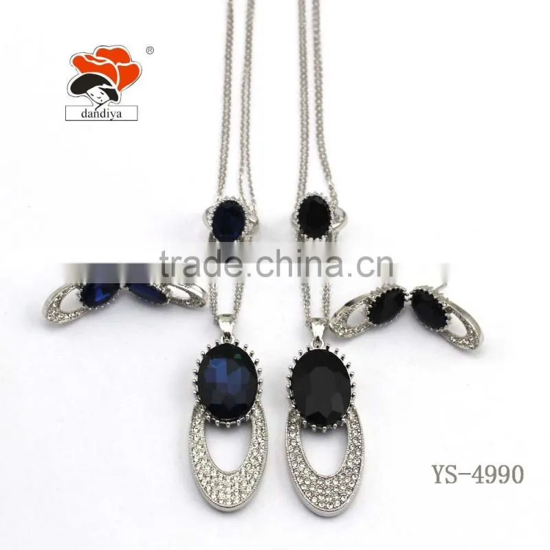 2016 wholesale jewellery set Hight Quality alloy rhinestone crystal new model jewelry set