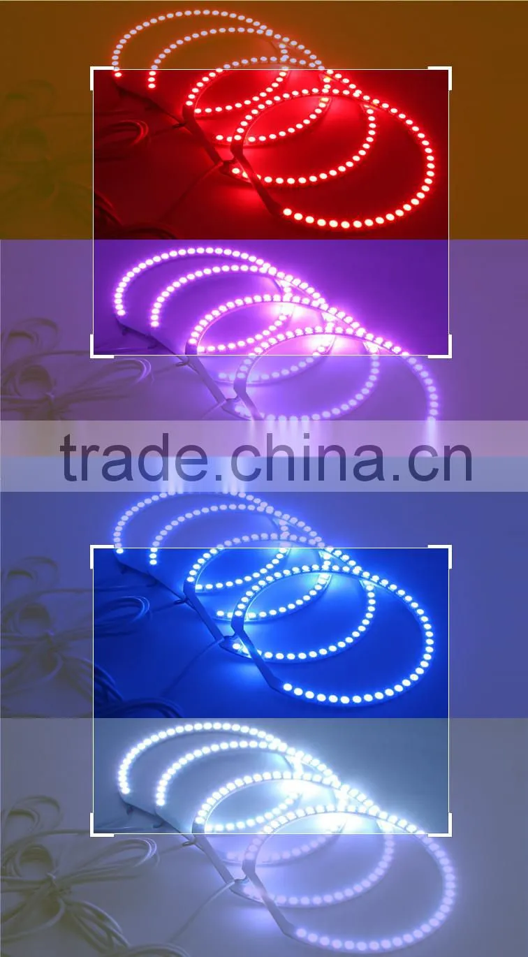 angel eye rgb e36, e38, e39, e46 131mm ring for bmw and Vaz 2106 for Lada