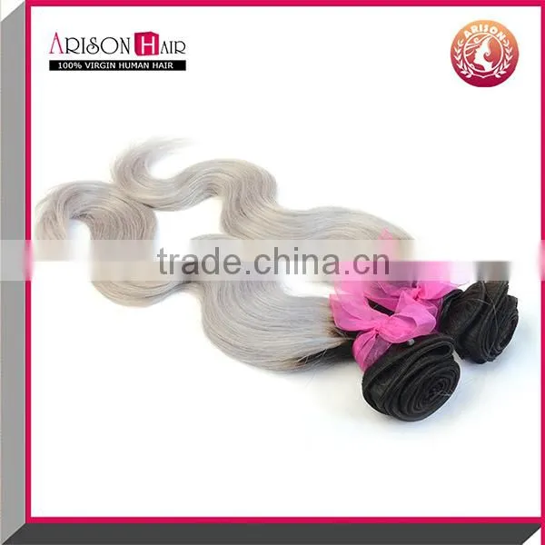 silver human hair extensions grey remy hair weave