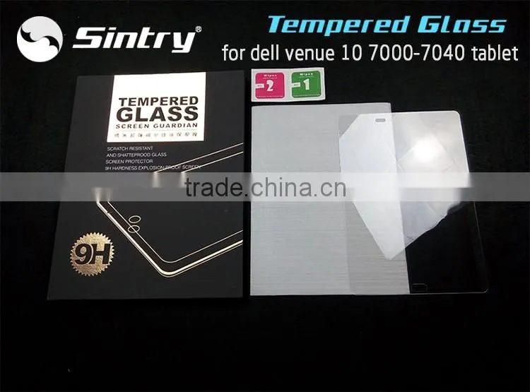 Full covers Glass protector Explosion proofcoating Perfect fit Free samples screen protector for Dell venue 10 7000 7040 tablet