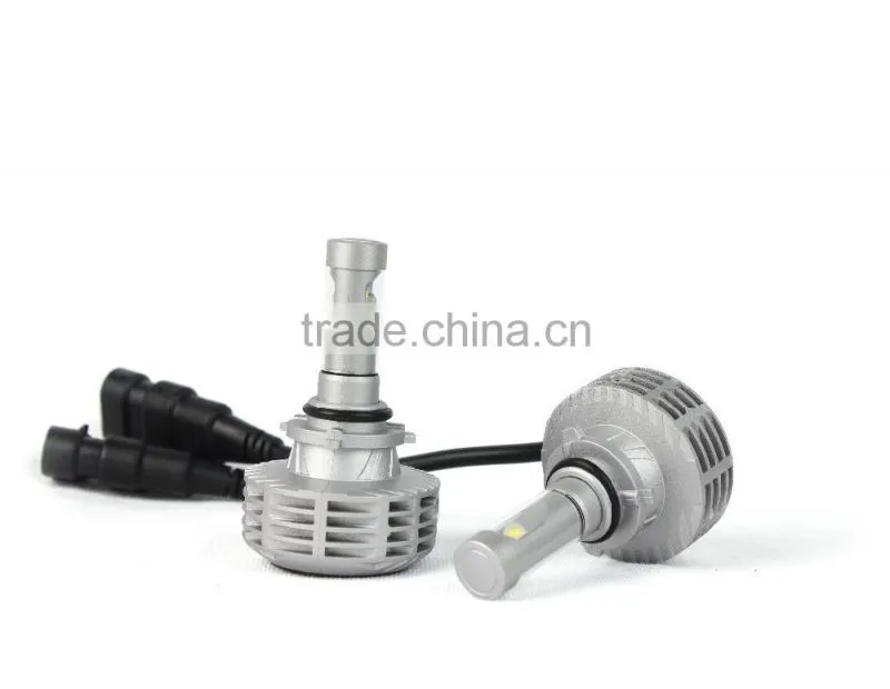 OEM universal all in one no fan led headlight super bright 3000lm 5 color available
