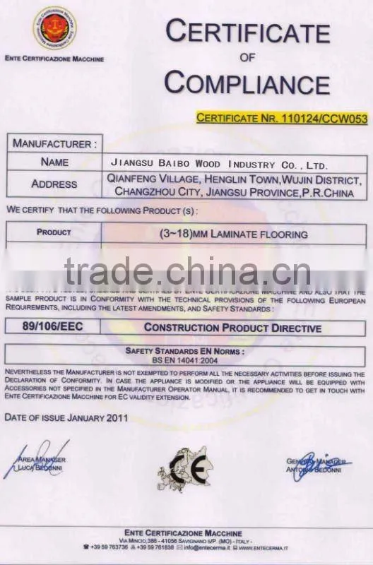 laminate hdf wooden floorings