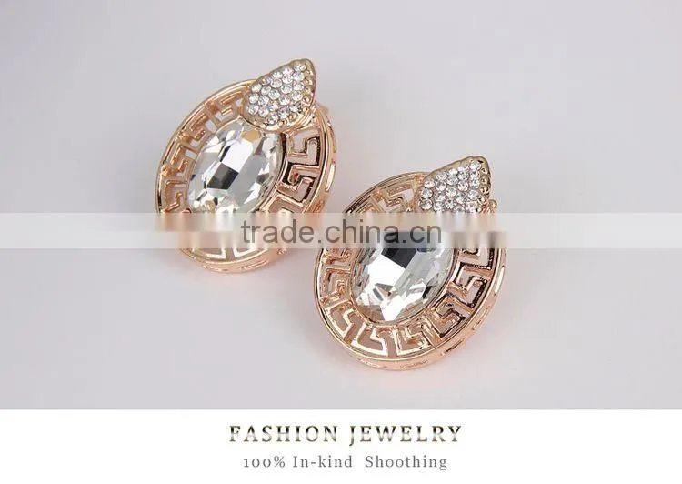 2016 New 18K Arabic Style Wedding Jewelry Set Bridal Dubai Gold Plated Jewelry Sets