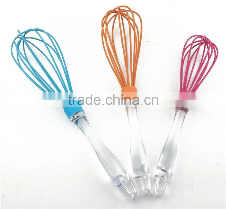 Good quality europe wooden handle whisk