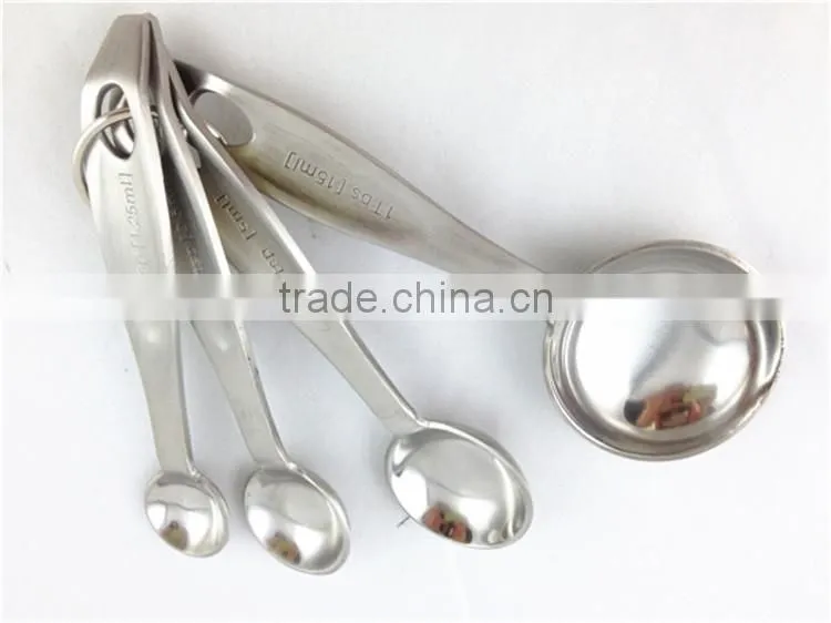 Stainless steel measuring scoop