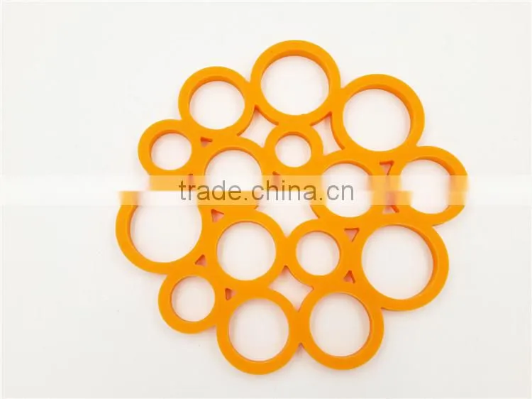 Top sell silicon foldable cup mat in tableware