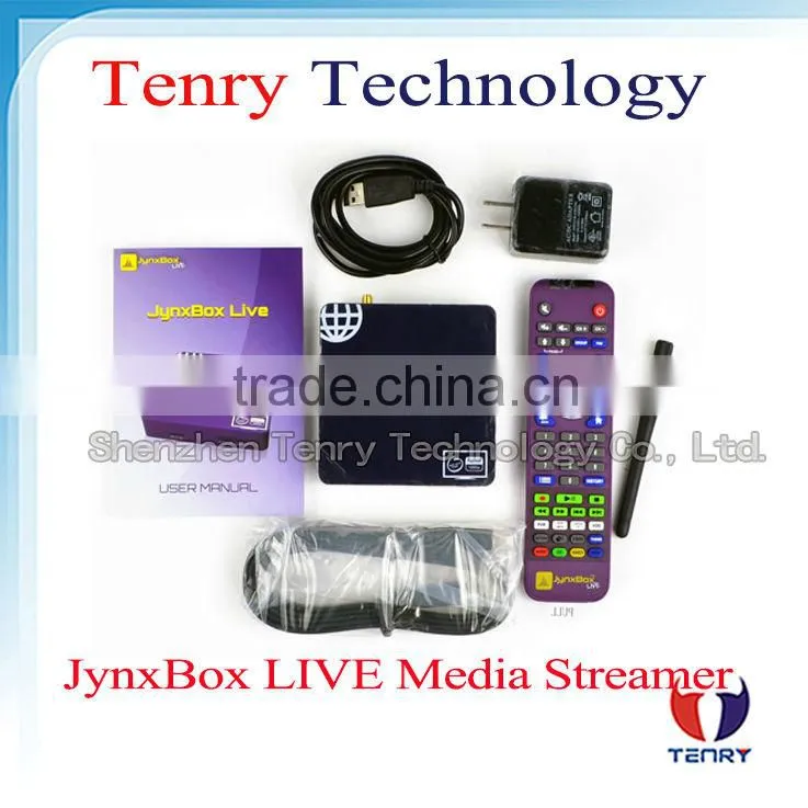 Jvnxbox LIVE Media streamer IPTV box America channels
