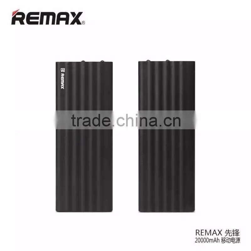 Remax Dual USB Ports Power Bank For Mobile Phone Vanguard Series 20000mAh LED Light Battery Power Bank For Mobile Phone TB-0350